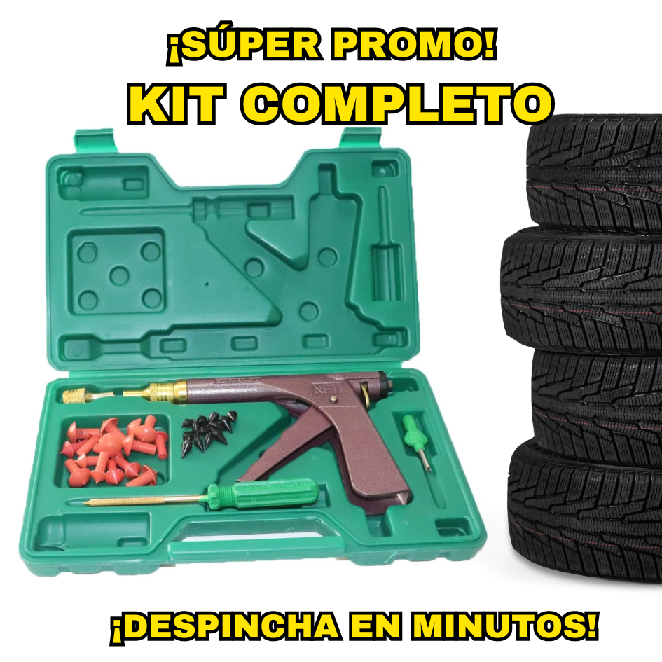 KIT REPARACION NEUMATICOS x 1 SET jm