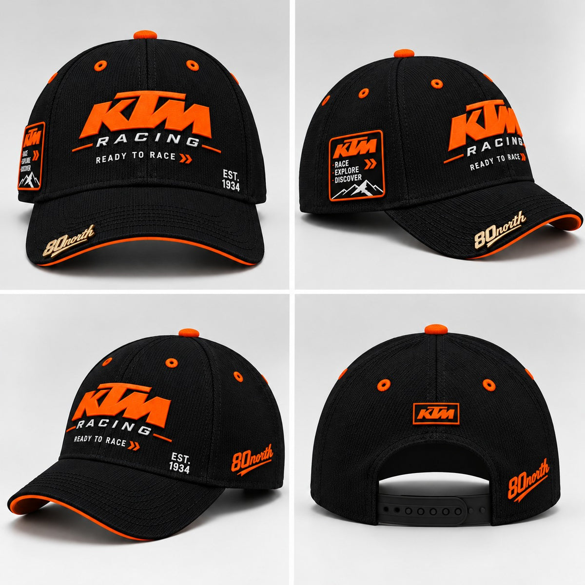 GORRA NEGRA KTM RACING