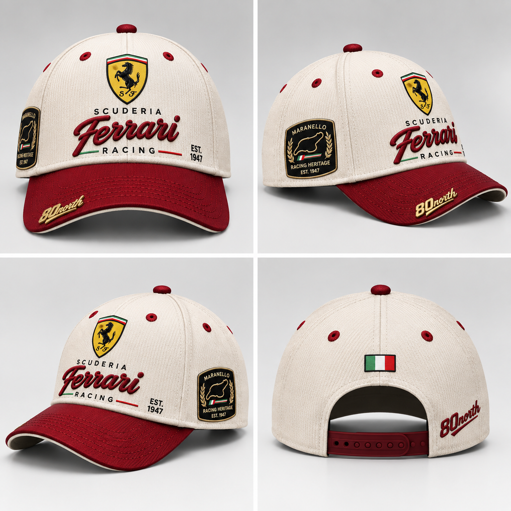 GORRA ROJA FERRARI RACING